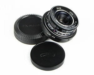 ✅ Soviet macro lens INDUSTAR - 69 (2,8/28) Mount M39 - Fujifilm FX - Picture 1 of 9