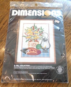 Dimensions A Fall Collection Mallard Duck Vintage Lamp Counted Cross Stitch Kit - Picture 1 of 3