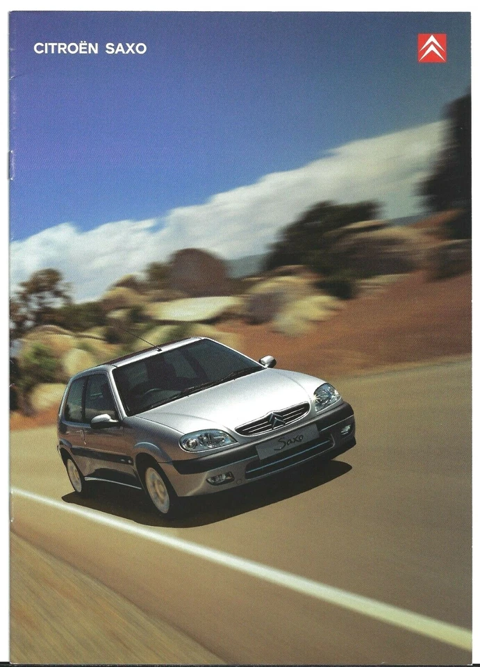 Citroen Saxo 2000-2003 UK Market Brochure VTR, VTS, Furio, Desire, Forte & First - Image 1 of 2