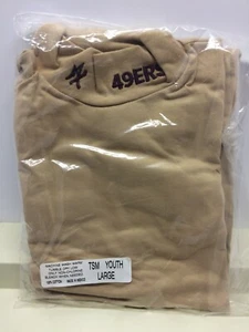 San Francisco 49ers TSM Youth Mock Turtleneck Shirt Size Large  - Picture 1 of 2
