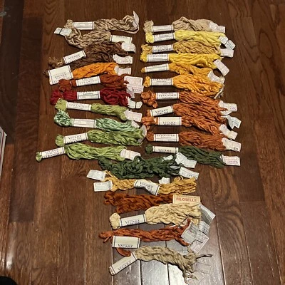 Vicars Pure Silk Stranded Embroidery Thread With Tags - Image 1 of 4