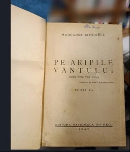 Gone With the Wind Margaret Mitchell Romania 1st Edition Book HC 1943 - Picture 1 of 1