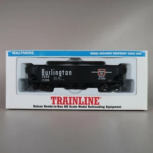 Walthers Trainline 931-1652 40' Offset Hopper Burlington Route HO Model - Picture 1 of 12