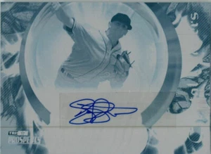 Drew Storen 2009 TriStar Crystal Baller Autograph Rookie Auto Plate 1/1 - Picture 1 of 2