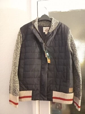 Roots Cabin Quilted Jacket Puffer Sweater BRAND NEW WITH TAGS Small  - Image 1 of 4