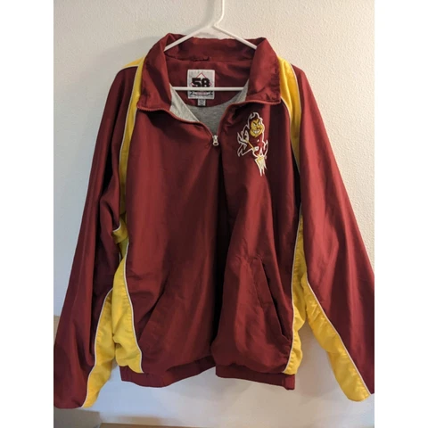 Arizona State Sun Devils Lightweight Jacket Men's XXL 1/4 Zipper Cover