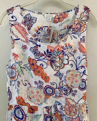 Nuevo con etiquetas Catálogo Sundance 100% Seda Floral “Vestido Ligero como el Aire” Talla S $168 Foto 1 de 4