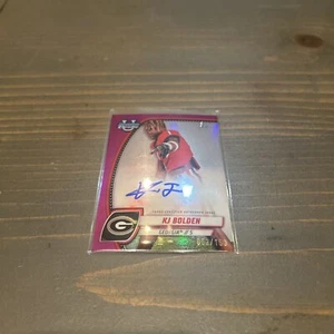 KJ Bolden 2024 Bowman University cromo primer autógrafo/150 - Imagen 1 de 2