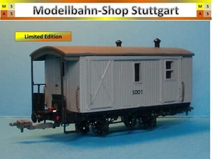Carrello Postale/Bagagli Della Filderbahn - Scocca Verniciata - Kit H0m Nuovo - Foto 1 di 6