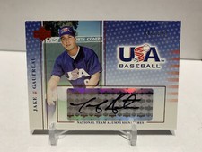 Jake Gautreau 2005 USA Baseball National Team Alumni Signatures Black Ink /360