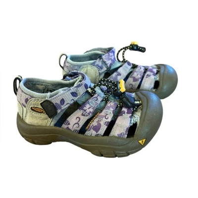 Sandalias impermeables Keen Newport zapatos de senderismo correa elástica niño pequeño talla 9 púrpura Foto 1 de 4