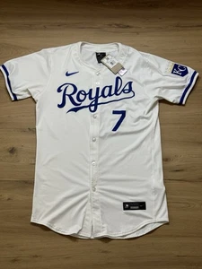 Bobby Witt Jr. Kansas City Royals White AUTHENTIC Elite Nike Player Jersey 44 LG - Picture 1 of 7