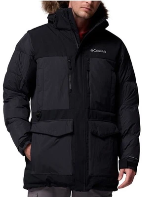 Columbia Men's Marquam Peak Fusion Insulated Parka II Hooded Jacket Black 3XL - Image 1 of 4