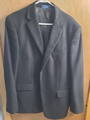 Chaqueta Blazer Croft & Barrow Para Hombre Abrigo Deportivo 2 Botones Talla 48L Negra Formal Foto 1 de 3