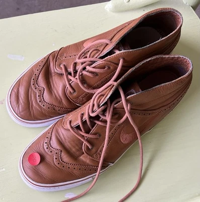 Nike Stefan Janoski Skateboarding Shoes Size 10-TAN - Image 1 of 4