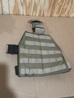 Panel de pierna modular Tac Tailor bolsa correa Molle hebilla negra usado coyote Foto 1 de 4