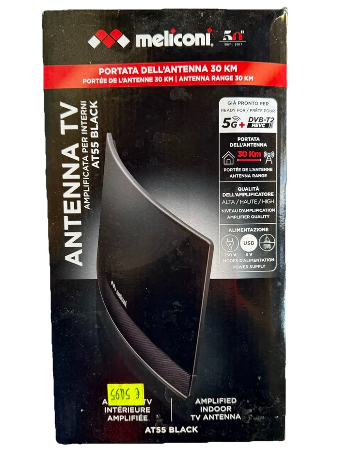 Meliconi antenna TV per interni - fino a 30km NUOVA E IMBALLATA ✅ - Immagine 1 di 2