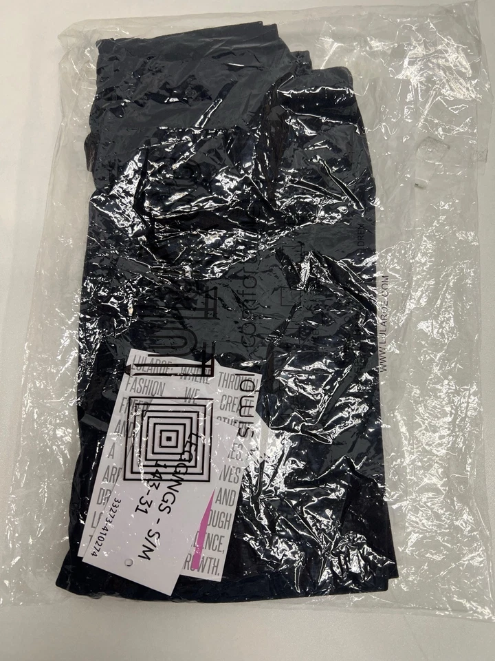 Lularoe Kids Solid Black Leggings Size S/M Small Medium 2-6 Black - Image 1 of 1