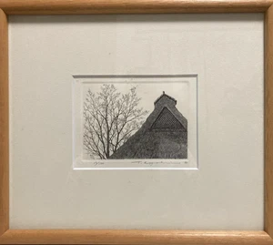 Ryohei Tanaka 1996 Limited Edition Radierung Kunstdruck selten Sammlerstück 17/150 JPN - Bild 1 von 3