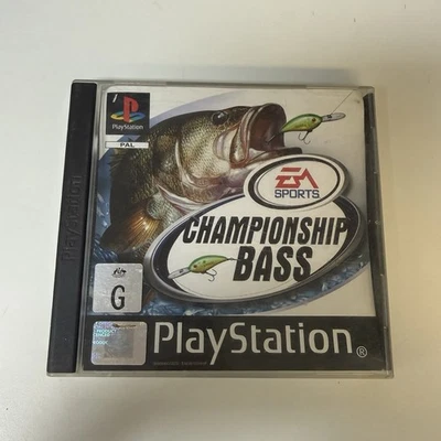 Championship Bass + Manual - PS1 - Tested & Working - Free Postage - image 1 of 4