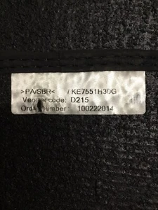 KE7551H30G Teppich Matten Nissan Note Team GB - Bild 1 von 2