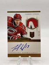 2013-14 Panini Dominion - Rookie Patch Autograph Gold #176 Jared Staal /50 (AU,