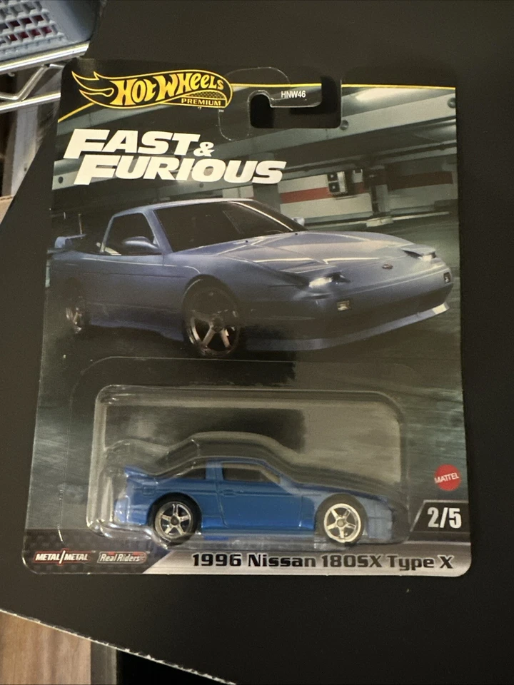 Hot Wheels Premium FAST & FURIOUS Mix 4 1996 Nissan 180SX Type X New 2024 - Image 1 of 1