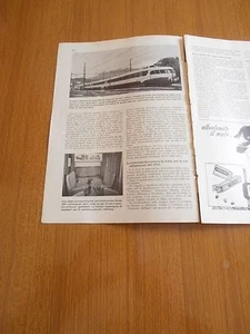 1953 SUPER ELETTROTRENI FERROVIE STATO BELVEDERE BREDA 300 TRENO EPOCA FERROVIA - Picture 1 of 1
