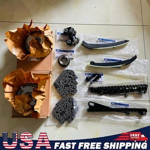 NEW OEM TIMING CHAIN KITS 13 PIECES FOR FORD F-250-550 5.4L V8 24V 2000-2010 USA - Picture 1 of 20