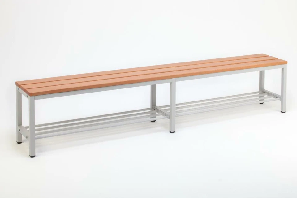 Szagato Umkleidebank mit Schuhrost 150x30 Sitzbank Garderobe Umkleidesitzbank - Bild 1 von 1