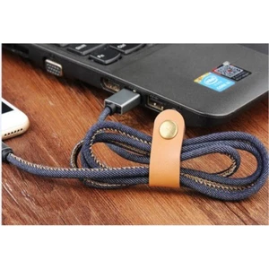 Câble Micro USB en jeans 1M - Photo 1/3