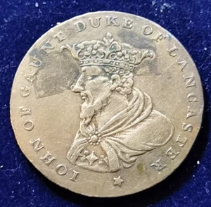 Royaume-Uni ½ penny HALFPENNY Liverpool - Duc de Lancaster- Copper Token - Imagen 1 de 2