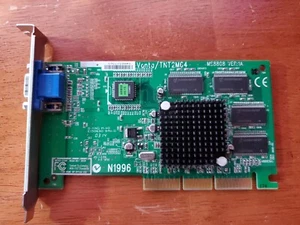 MSI Nvidia Vanta Riva TNT2 M64 16mb MS8808 Ver:2 AGP Video Card - Picture 1 of 3