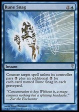 1x Rune Snag Coldsnap MtG Magic Blue Common 1 x1 Card Cards