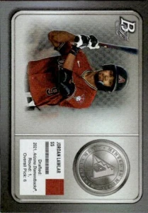 2022 Bowman Platinum #MM-13 Jordan Lawlar Minted in Merit Arizona Diamondbacks - Picture 1 of 2