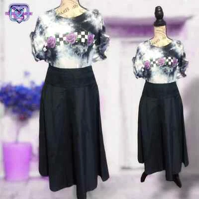 Vintage Ralph Lauren Lolita Black Dirndl Circle Skirt, 6P - Image 1 of 4