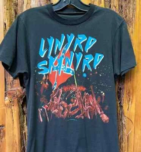 Vintage 1988 Lynyrd Skynyrd T Shirt The Grace Of God Tour Single Double Sides - Picture 1 of 4