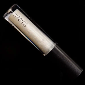 NIB MAC LIPGLASS (LUSTREWHITE) NUDE CLEAR PEARL GLITTER  F/S 3.1mL RARE 💝 - Picture 1 of 2