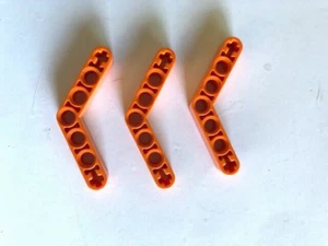 LEGO Parts: Liftarm Beam, 4x4, Part# 32348, Orange - Lot of 3 - Picture 1 of 1