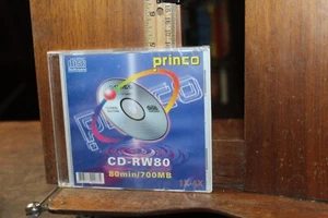 Vintage Sealed PRINCO Compact Disc Rewritable CD-RW80 80 minutes 700MB - Picture 1 of 2