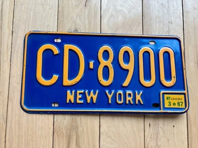 1967 New York License Plate - Image 1 of 4