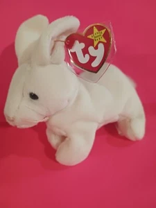 TY Beanie Baby "NIBBLER the Rabbit" 1998 w/tag - Picture 1 of 4