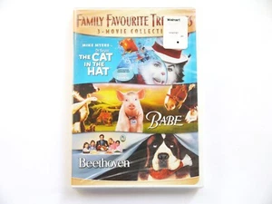 (D-75) The Cat In The Hat + Babe + Beethoven. DVD New Sealed - Picture 1 of 2