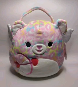 Squishmallows Michaela The Cheetah 12" Valentine's Day Plush Bucket - Picture 1 of 4