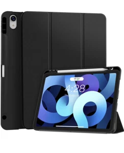 **Soke iPad Air 4 Hülle 10,9 Zoll 2020 mit Stifthalter schwarz - Bild 1 von 11