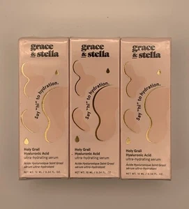 Lot of 3 Grace & Stella Holy Grail Hyaluronic Acid 10ml / 0.34fl.oz - Picture 1 of 4