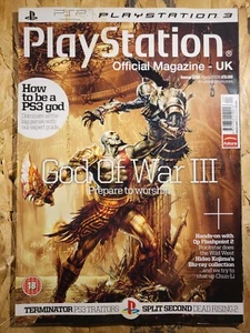 PlayStation Magazine April 2009 #030 (838) God of War Tom Clancy Terminator - Picture 1 of 3