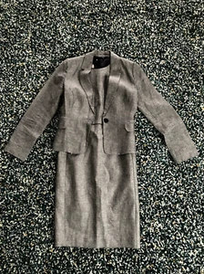 HOBBS DRESS AND JACKET BLUE SIZE 8 - Picture 1 of 18