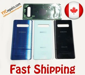 OEM Samsung Galaxy S10 Glass Rear Panel Replacement Battery Back Door Cover - Picture 1 of 2