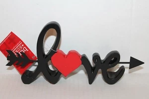 Burton & Burton "Love" Shelf Sitter Valentine's Day Gift Home Decor NEW - Picture 1 of 2
